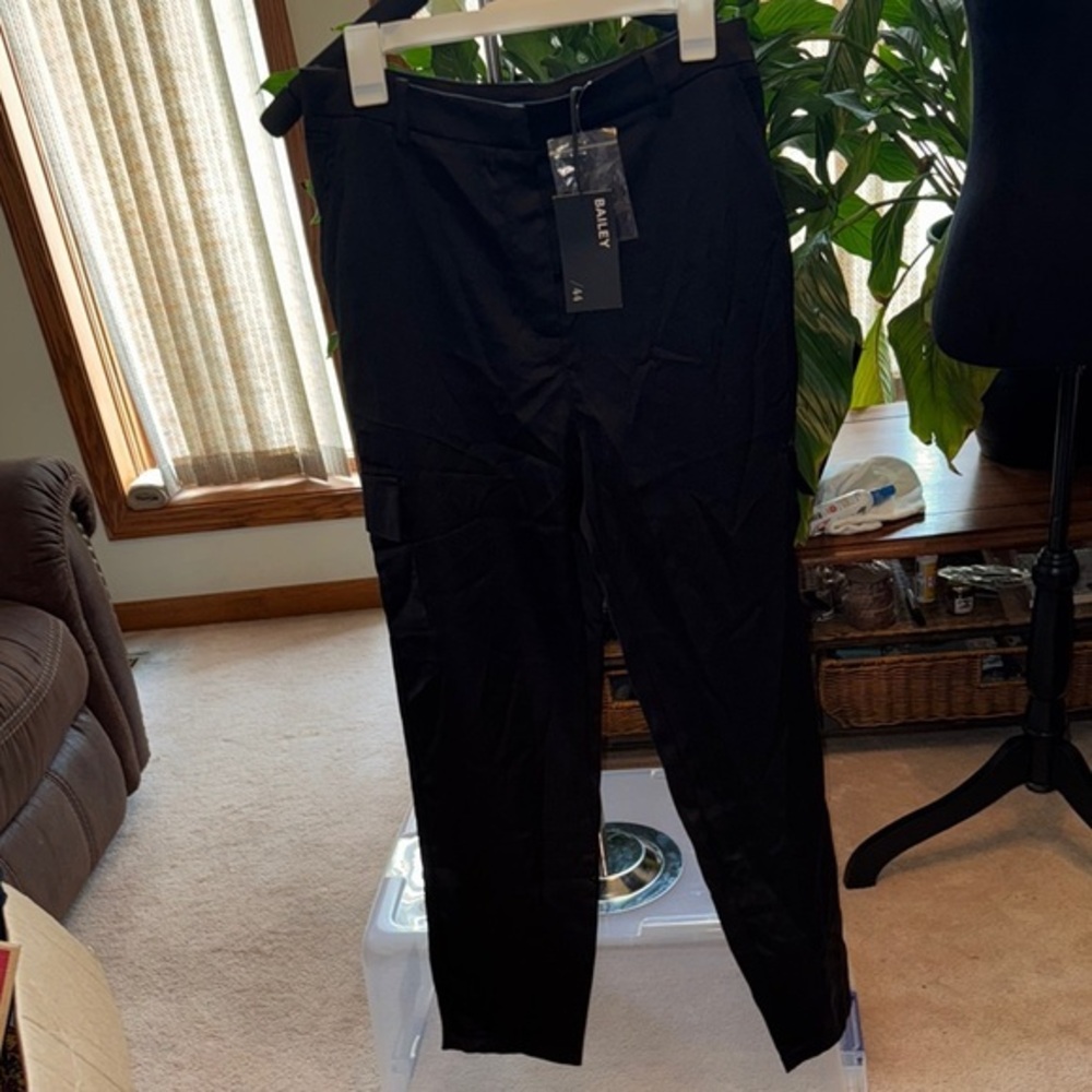Bailey 44 Black Relaxed Fit Trousers
